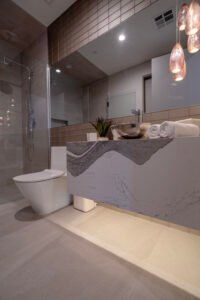 Cambria Quartz in Sakra Bray (Floating Counter)