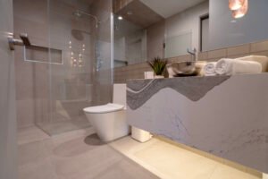Cambria Quartz in Sakra Bray (Floating Counter)